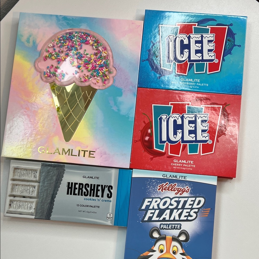 Glamlite x food theme bundle - icee, Frosted Flakes, Hershey and ice cream